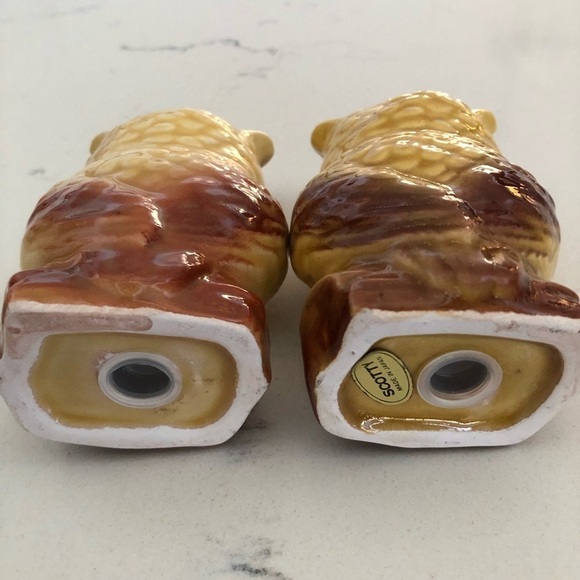 Googley Eye Owl Salt & Pepper Shakers~Tennessee VTG - Picture 6 of 6